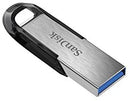 SanDisk 64GB Ultra Flair USB 3.0 Flash Drive - SDCZ73-064G-G46, Silver